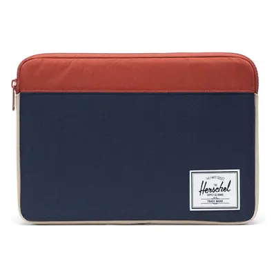 Herschel Anchor Sleeve pro Macbook/notebook 13" tmavě modrý/červený