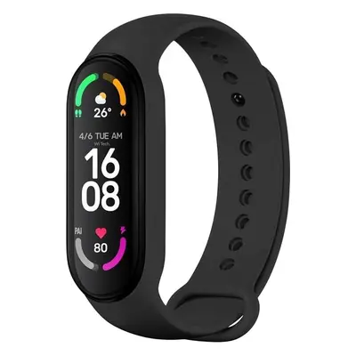 FIXED Silicone Strap silikonový řemínek Xiaomi Mi Band 7/6/5 černý