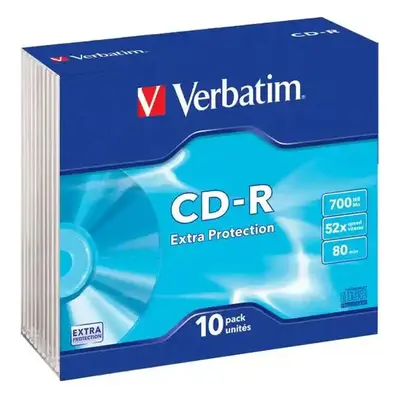 VERBATIM CD-R(10 ks)Slim/ExtraProtection/DL/52x/700MB