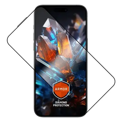 FIXED Armor prémiové tvrzené sklo s aplikátorem Apple iPhone 15 Pro Max černé