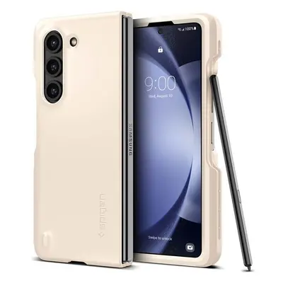 Spigen Thin Fit P (S Pen) kryt Samsung Galaxy Z Fold5 béžový