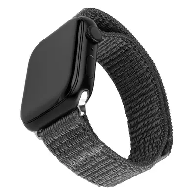 FIXED Nylon Sporty Strap řemínek Apple Watch Ultra 49mm, tmavě šedý