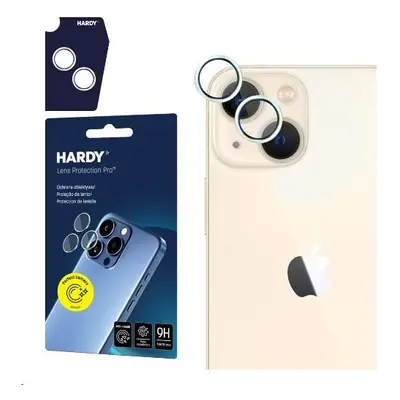 3mk Hardy Lens Protection Pro skla na fotoaparát Apple iPhone 15/15 Plus žlutá