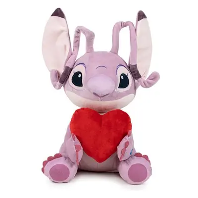 Plyšák Lilo & Stitch - Angel sitting with Heart 30 cm (se zvukem)