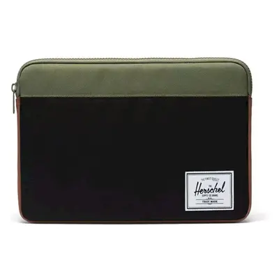 Herschel Anchor Sleeve pro Macbook/notebook 13" černý/zelený