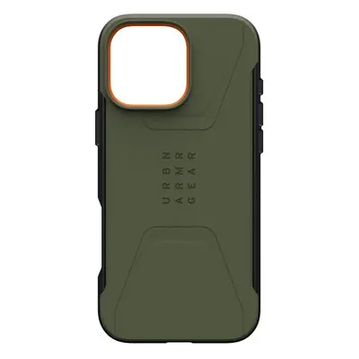 UAG Civilian Magsafe kryt iPhone 16 Pro Max olivově zelený