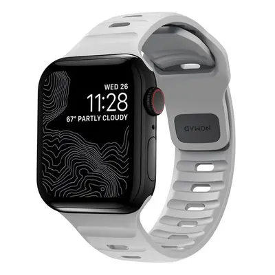 Nomad Sport Strap S/M řemínek pro Apple Watch 42/41/40/38 mm Lunar Gray