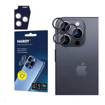 3mk Hardy Lens Protection Pro skla na fotoaparát Apple iPhone 15 Pro Max černá