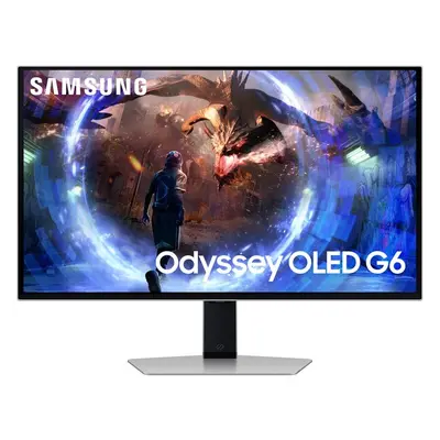 Samsung Odyssey OLED G6 (G60SD) monitor 27" LS27DG600SUXEN Stříbrná