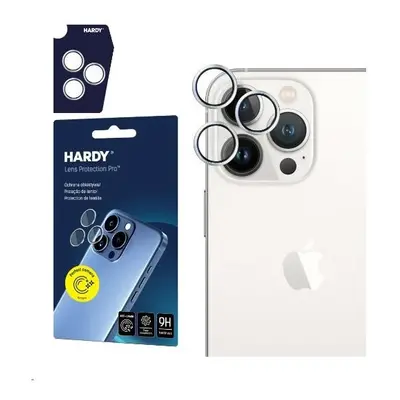 3mk Hardy Lens Protection Pro skla na fotoaparát Apple iPhone 14 Pro/14 Pro Max stříbrná