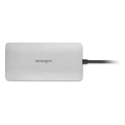 Kensington USB-C 8v1 mobilní dokovací stanice Stříbrná