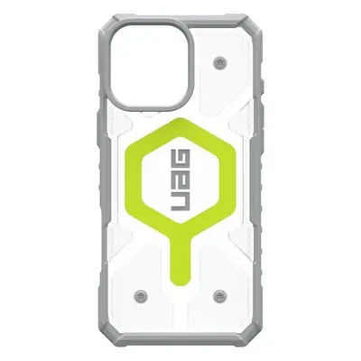 UAG Pathfinder Clear Magsafe kryt iPhone 16 Pro Max Active Neon