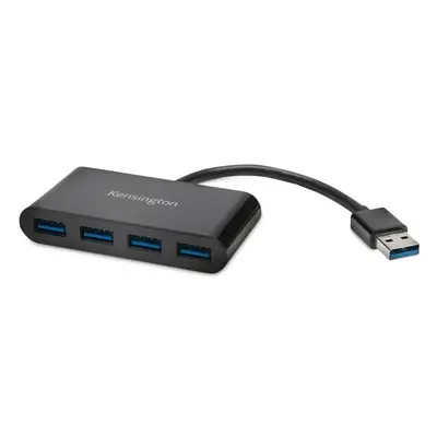 Kensington Čtyřportový rozbočovač USB 3.0 Černá