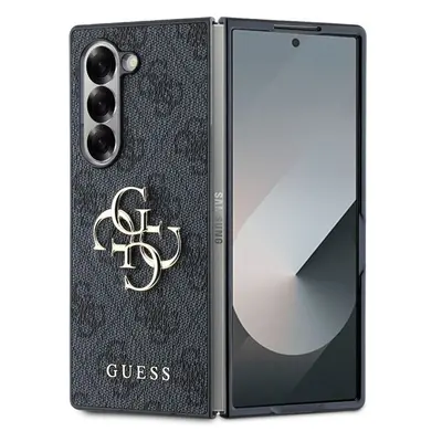 Guess PU 4G Metal Logo kryt Samsung Galaxy Z Fold 6 šedý