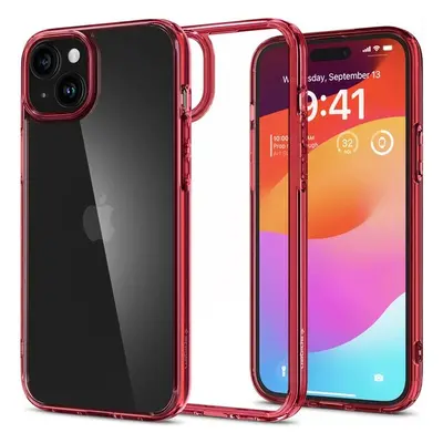 Spigen Ultra Hybrid kryt iPhone 15 Plus červený