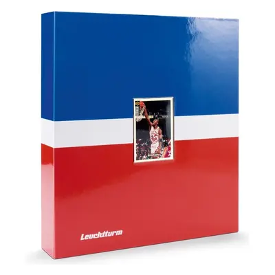 LEUCHTTURM Album na sportovní karty - PRO SPORT velké Modrá/červená