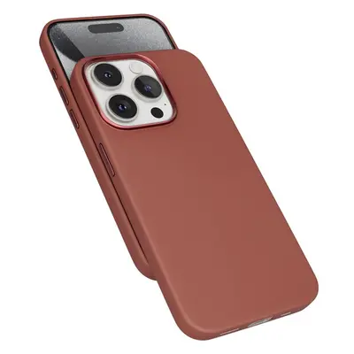 Epico Mag+ Leather kryt pro iPhone 16 Pro hnědá Hnědá