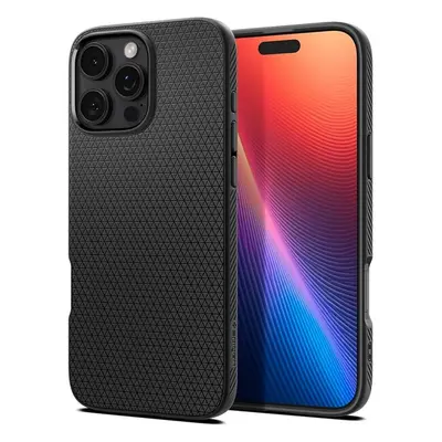 Spigen Liquid Air kryt iPhone 16 Pro Max matte black