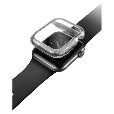 UNIQ Garde Hybrid TPU+PC pouzdro Apple Watch (44mm) kouřové