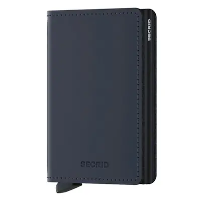 Secrid Slimwallet Matte Black Půlnočně modrá