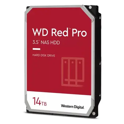 WD RED Pro NAS WD142KFGX 14TB SATAIII/600 512MB cache, 255 MB/s, CMR