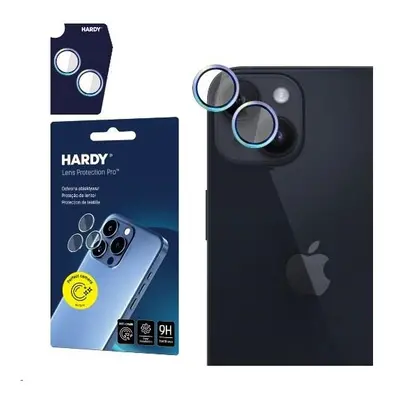 3mk Hardy Lens Protection Pro skla na fotoaparát Apple iPhone 15/15 Plus duhová