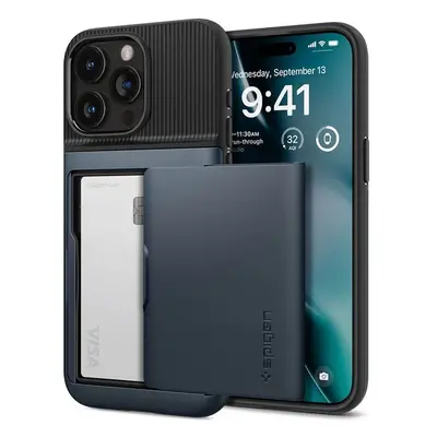 Spigen Slim Armor CS kryt iPhone 15 Pro Max modrý