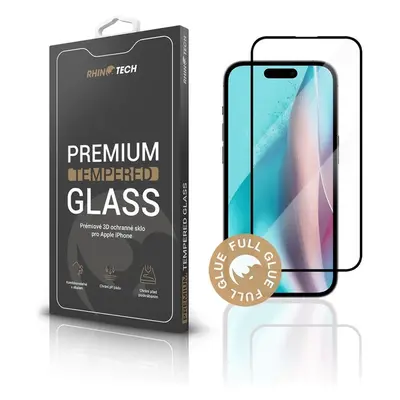 RhinoTech tvrzené ochranné 3D sklo pro Apple iPhone 15 Plus