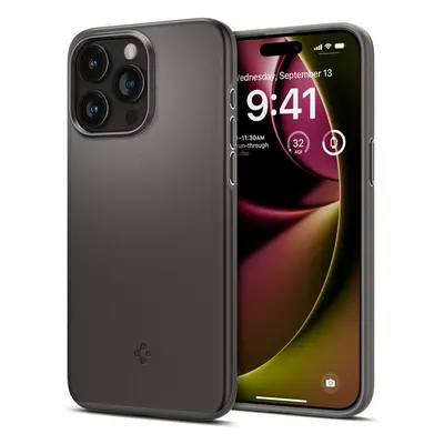 Spigen Thin Fit kryt iPhone 15 Pro tmavě šedý