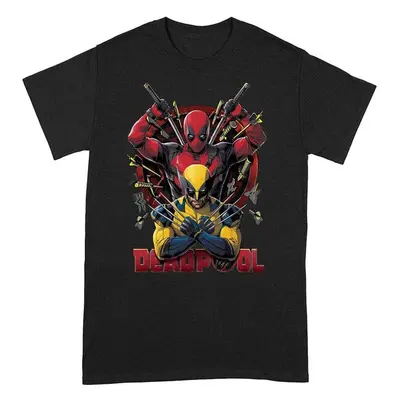 Tričko Deadpool - Deadpool And Wolverine Pose M