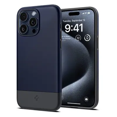 Spigen Style Armor MagFit kryt iPhone 15 Pro modrý