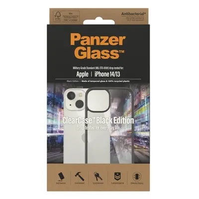 PanzerGlass™ ClearCase Apple iPhone 14/13 (Black edition)