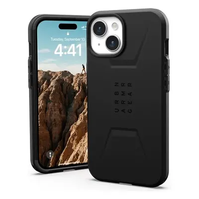 UAG Civilian MagSafe, black - iPhone 15 (114287114040) Černá