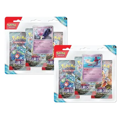 Pokémon TCG Stellar Crown 3-Pack Blister booster