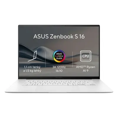 ASUS Zenbook S 16 OLED UM5606WA-OLED253X Bílá