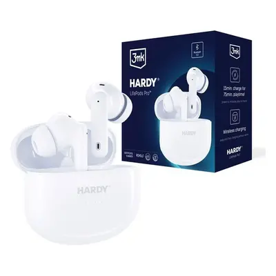 3mk Hardy LifePods Pro bezdrátová sluchátka bílá