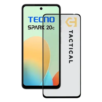 Tactical Glass Shield 5D sklo pro Tecno Spark 20c černé