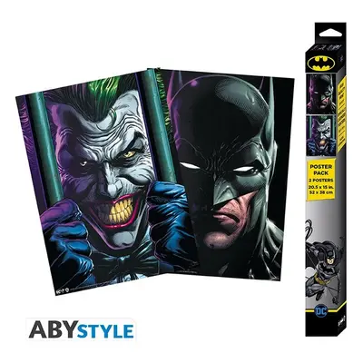 Set 2 plakátů DC Comics - Batman & Joker (52x38 cm)