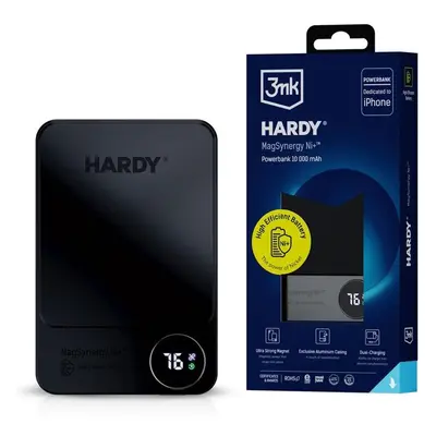 3mk Hardy MagSynergy Ni+ powerbanka 10000mAh černá