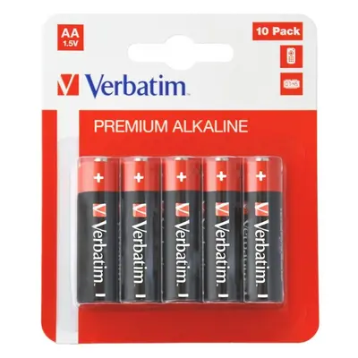 Verbatim AA alkalické baterie LR6 10x