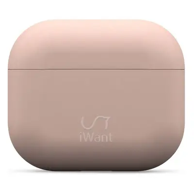 iWant AirPods 3. generace ultra-tenké pouzdro světle růžové