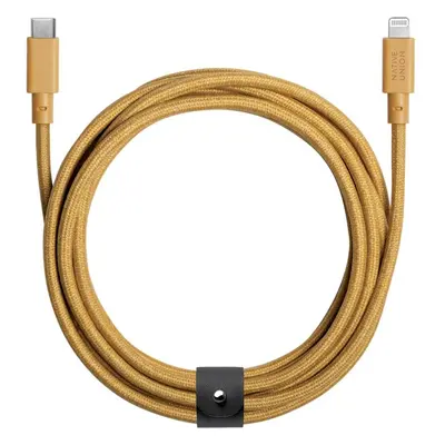 Native Union Belt Cable (USB-C – Lightning) 3 m béžový