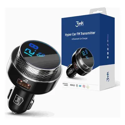 : 3mk Hyper Car FM Transmitter nabíječka do auta 30W