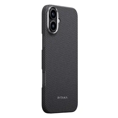 Pitaka MagEZ Case 5 MagSafe kryt iPhone 16 Plus Black/Grey Twill