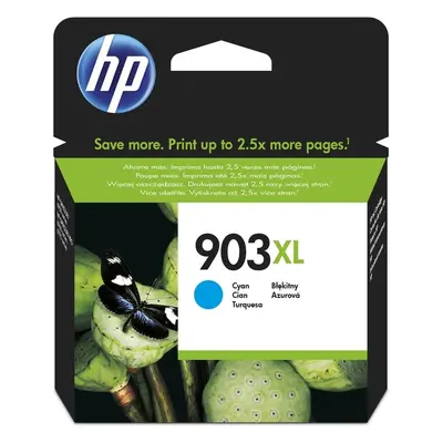 HP 903XL originální inkoustová kazeta azurová T6M03AE Azurová