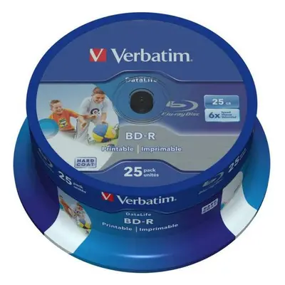 VERBATIM BD-R SL Datalife (25 ks) Blu-Ray/Spindle/6x/25GB