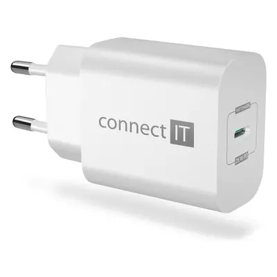 CONNECT IT Voyager2 nabíjecí adaptér 1×USB-C bílá 25W PD CWC-2070-WH Bílá