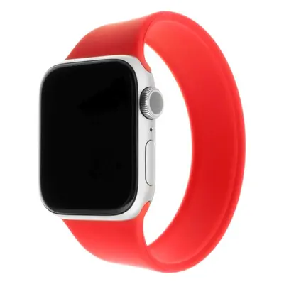 FIXED provlékací silikonový řemínek Apple Watch 42/44/45mm XS červený