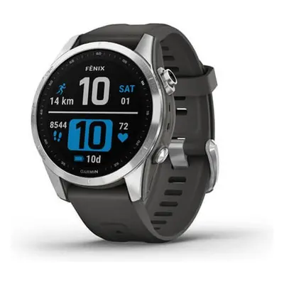 Garmin fenix 7S Glass Stříbrná