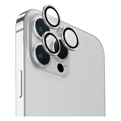 UNIQ OPTIX Aluminium Camera Lens Protector iPhone 15 Pro stříbrná